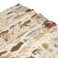 thumbnail image 3 of Yayeee Shower Curtain with Hooks 72"x72" Waterproof Fabric Bathroom Hanging Decor, Musical Animals Pattern, 3 of 5