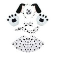 thumbnail image 3 of WOYY Dalmatian Dress Up for Girls Party Outfits Cute Dog Ears Headband Skirt Gloves Tail Set, Sizes One Size, 3 of 3