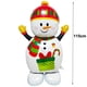 thumbnail image 4 of Globo inflable de muñeco de nieve de Navidad, globo de aluminio de muñeco de nieve de pie, decoraciones para exteriores para patios, fiestas de Navidad de Año Nuevo, decoración navideña, 4 of 5