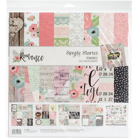 UPC: 0816502026222 | Simple Stories Collection Kit 12  X12  -Romance