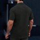 thumbnail image 5 of pstuiky camisetas de hombre, Camisas de manga corta con cuello vuelto y botones sueltos informales de color sólido para hombre camisetas de hombre xl, 5 of 7