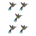 thumbnail image 2 of Wweixi Iron Hummingbird Hanging Home Decor Crafts Ornament Birds Outdoor Pink 5Set, 2 of 6