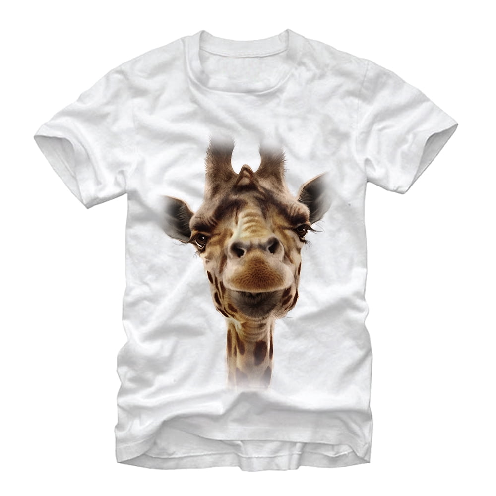 Lost Gods Men's Giraffe T-Shirt White