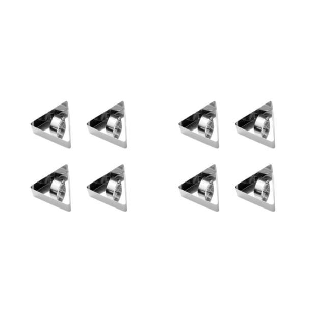 Cateissary Surtido de 4 piezas de moldes para pasteles, molde antiadherente para Mousse, herramienta para hornear pasteles, utensilios para Triangular 2Conjunto
