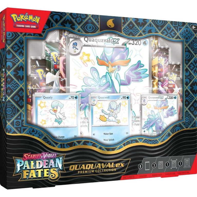 scarlet and violet paldean fates rare cards Pokemon TCG Meowscarada EX Premium Co  Maziply Toys these booster packs are perfect for both beginners and experienced players Pokemon Scarlet and Violet Paldean