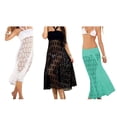 thumbnail image 2 of Guardurnaity Multi Way Women Front Wrap Halter Maxi Dress Backless Sunscreen Cover up Prendas para la parte del cuerpo, 2 of 6