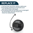 thumbnail image 7 of Unique Bargains Gas Fuel Cap Fuel Filler Cap No.7730033070 for Toyota 4Runner 03-09 Black White, 7 of 7