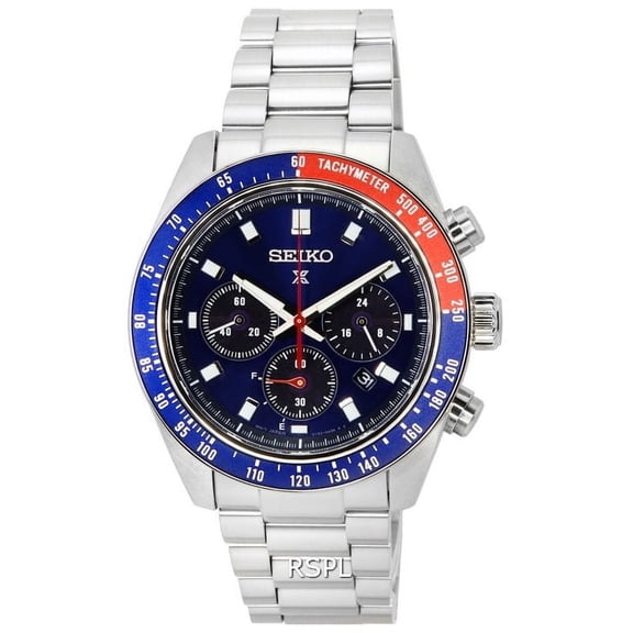Seiko Prospex Speedtimer Chronograph Blue Dial Men's Watch SSC913P1