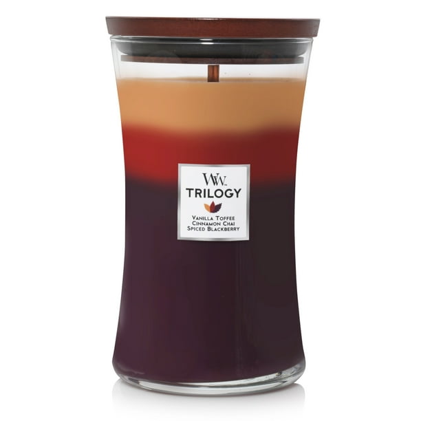 WoodWick® Holiday Cheer Trilogy Large Hourglass Candle