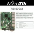 thumbnail image 1 of Mikrotik RB850Gx2 RouterBoard 5-port Gigabit Dual Core 533MHz CPU OSL5, 1 of 2