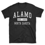 Alamo North Dakota Classic Established Men's Cotton T-Shirt