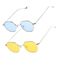 thumbnail image 1 of 2 Unidades de terre Lentes Espejadas Octágono Metal Protección 400 para Viaje Hugo Gafas de sol Octagon, 1 of 10