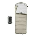 thumbnail image 2 of 0 Degrees Cold Resistant Double Persons Sleeping Bag with Left Right Zippers,  Shaping Cotton, 210T Chunya Fabric, Breathable & Soft & , for Camping, Split  Use for, 2 of 7