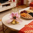 thumbnail image 4 of Snack Box Container European Style Gold Birdcage Iron Candy Box for Wedding, Storage, 4 of 7