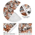 thumbnail image 2 of FMSHPON Doodle DogsCats Xmas Christmas Tree Skirt Stand Mat for Holiday Party Decoration Indoor Outdoor 48 inches, 2 of 6