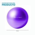 thumbnail image 4 of Pelota de Yoga Atom 55 cm con Bomba | Pilates y Fitness violeta, 4 of 8