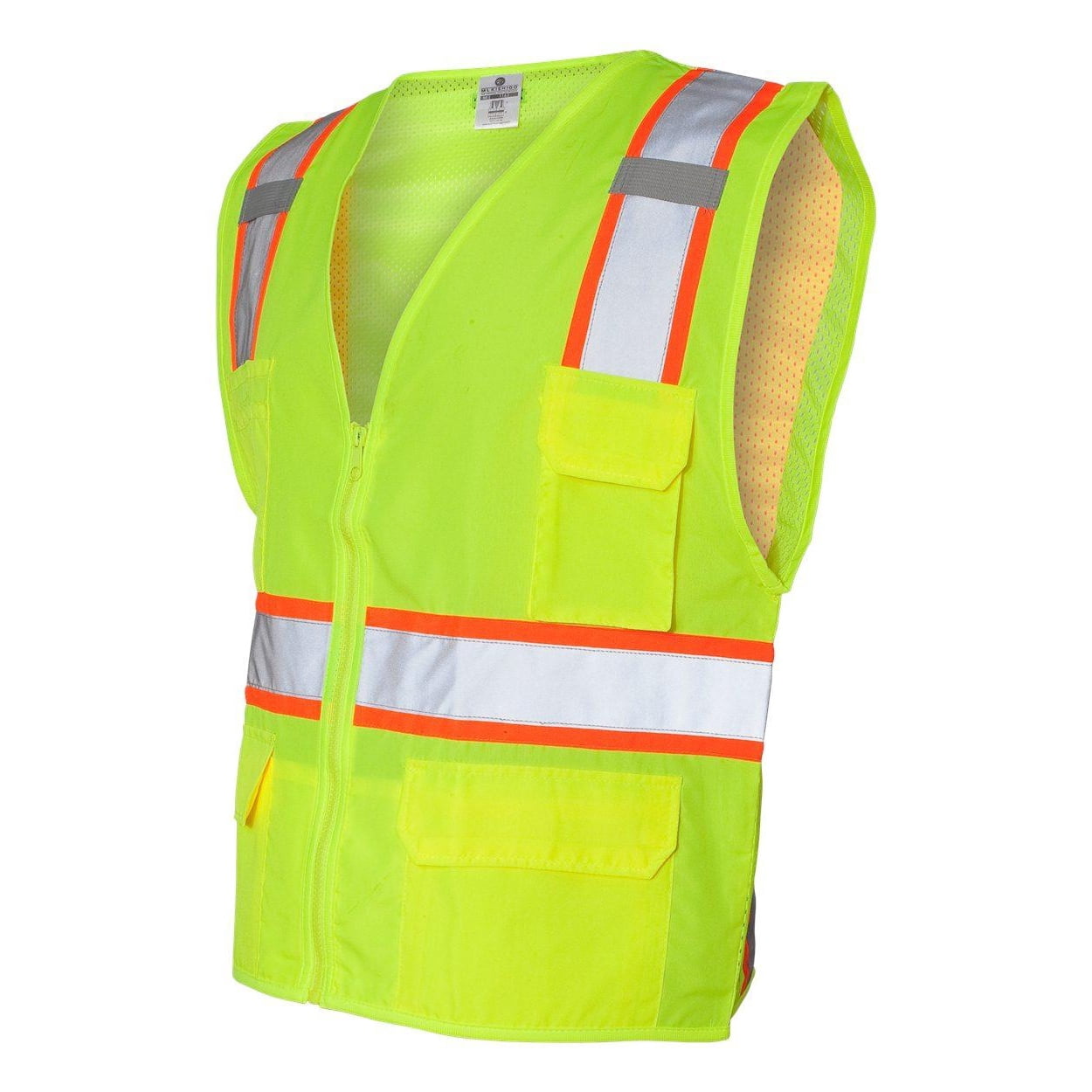 Kishigo - Ultra-Cool Solid Front Vest with Mesh Back - 1163-1164 - Lime - Size: 2XL