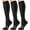 Black, variant on CAMBIVO Compression Socks for Women Men , 20-30 mmHg Knee High Socks, 3 Pairs Compression Stockings for Traval, Running, Nurse , Pregnancy, Daily Life, L-XL
