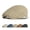 Khaki, variant on Breathable Flat Cap with Adjustable Strap, Mesh Summer Newsboy Hat for Men Women