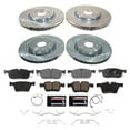 thumbnail image 3 of PowerStop Front and Rear Z23 Evolution Sport Carbon-Fiber Ceramic Brake Pad and Drilled & Slotted Rotor Kit Fits: LAND ROVER Select Models K8203, 3 of 10