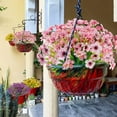 thumbnail image 5 of Sinhoon 8 Bundles Fake Flowers Outdoor Silk Flower UV Resistant Faux Flowers Shrubs Plastic Artificial Flower Outside Fake Plants for Hanging Planters Porch Home Window Spring Summer Decor(Pink), 5 of 6
