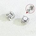 thumbnail image 2 of Opolski Men Women Rhinestone Inlaid Magnetic Ear Stud Earrings Non Piercing Jewelry Gift, 2 of 7