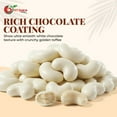 thumbnail image 5 of NY SPICE SHOP White Chocolate Toffee Cashews - 08 Ounce - White Toffee Whole Cashews - White Chocolate Cashew Bites - Premium White Chocolate Coated Cashews - Dessert Nut Snacks & Treat, 5 of 7