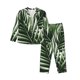 thumbnail image 1 of Balery Tropical Palm Leaves1 Conjunto de Pijama con Estampado para Mujer, Conjunto de Dos Piezas con Manga Larga, Ropa de Dormir Suave con Bolsillos, Pijamas Cómodos-XX-Large, 1 of 7