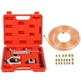 thumbnail image 2 of ECCPP 25 Ft 3/16 Copper Coated Brake Line Tubing Kit with 16 Fittings and 4 Unions, 2 of 5