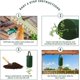 thumbnail image 4 of 2 (requiere plantas, tierra y fertilizante, no incluidos) Jardines Maceta boca abajo - Maceta colgante de fresa de 3 galones, Maceta de cultivo floral de fresa para jardín Shuxiu Wang 8390615143448, 4 of 5