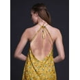 thumbnail image 4 of Bimba Bird Causal Long Backless Halter NeckDressWomen Printed BeachDress-X-Small, 4 of 6