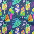 thumbnail image 1 of oneOone Rayon Blue Fabric Texture Sewing Material Print Fabric By The Yard 56 Inch Wide-3S, 1 of 5