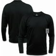 thumbnail image 5 of RapDom Rapid Cool Performance Breathable Crew Mens Tee [Long Sleeve - Black - XL], 5 of 5