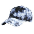thumbnail image 2 of Xysaqa Fashion Tie Dye Baseball Cap for Women Men Cotton Washed Adjusting Trucker Hat Summer Outdoor Sports Sun Hat, 2 of 2