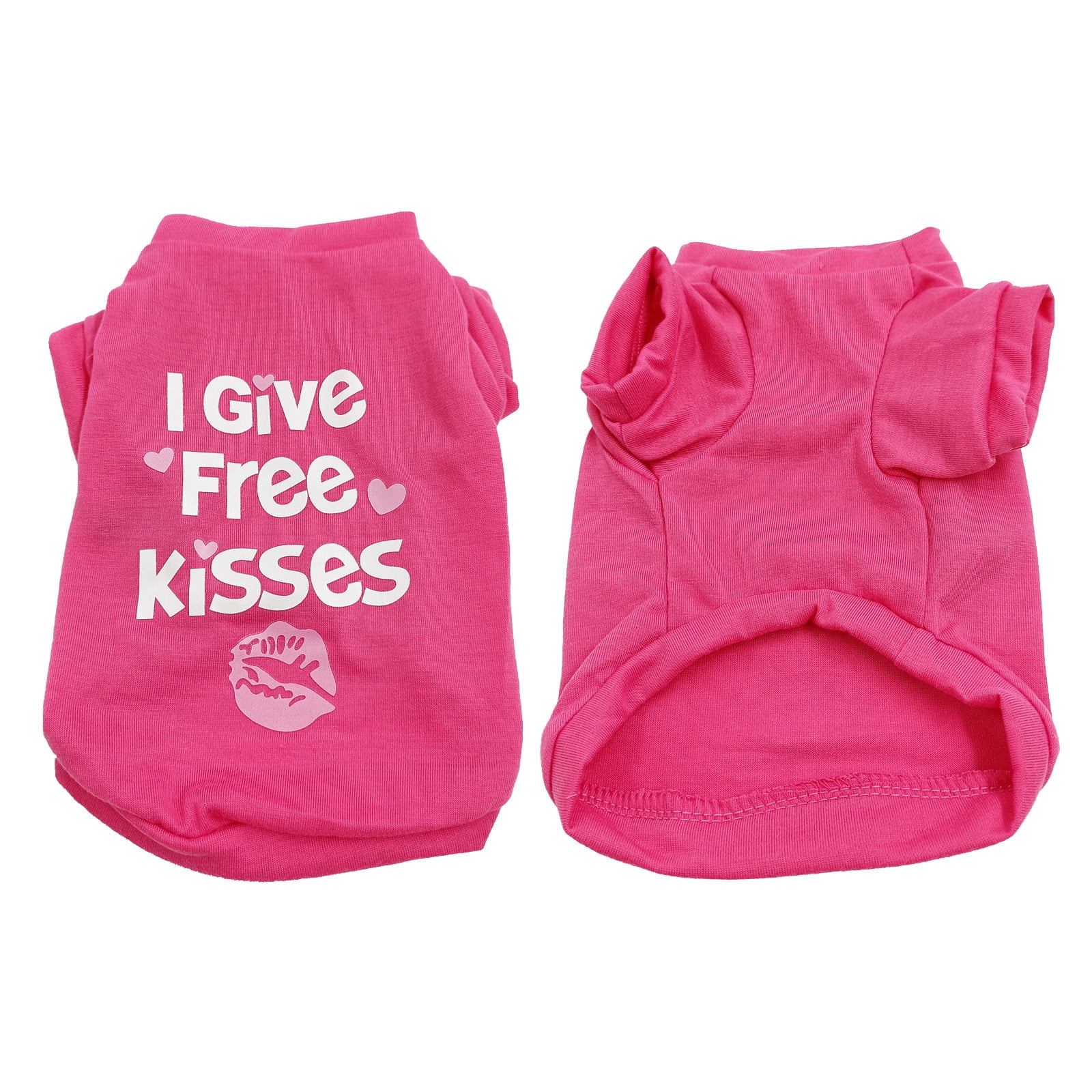 Cute Pet Print T Christmas Dog Shirt Big Dog Skirt Dog Summer Comfortable Dog Dresses for Small Dogs Girl Breathable T Shirt Small