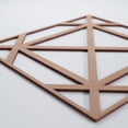 thumbnail image 4 of Ekena Millwork 23 3/8"W x 23 3/8"H x 3/8"T Large Buxton Decorative Fretwork Wood Wall Panels, Wood (Paint Grade), 4 of 11