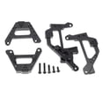thumbnail image 3 of Soportes de choque traseros s del coche RC para Axial SCX10 III 1:10 reemplazar n. &deg; AXI231017, de aluminio Negro Hugo Soporte de choque trasero delantero RC, 3 of 10