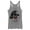 Gray Heather, variant on Women's Cruella Look Fabulous Drawing Racerback Tank Top White Heather Small