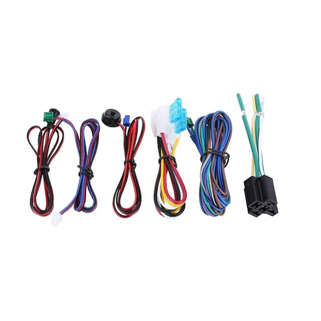 1 Way Car Auto Vehicle Burglar Alarm Keyless Entry Security Alarm System with 2 Remote