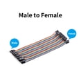 thumbnail image 1 of Breadboard Jumper Wires Male to Female  Cable for  Multicolored Ribbon Cables 40Pin 20cm, 1 of 7