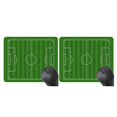 thumbnail image 4 of Seitruly Alfombrilla de ratón para juegos de campo de fútbol de 24x20CM para hombres y niños, alfombrilla de ratón de goma para juegos, alfombrilla Verde blanco 24*20 CM 2piezas, 4 of 5