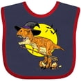 thumbnail image 3 of Inktastic Roaring Tyrannosaurus Rex Witch on Halloween Boys or Girls Baby Bib, 3 of 4