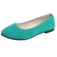 thumbnail image 2 of ZTTD Women Girls Solid Big Size Slip On Flat Shallow Comfort Casual Single Shoes, 2 of 2