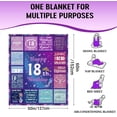 thumbnail image 5 of Sweet 16 Gifts for Girls, 16 Year Old Girl Gifts for Birthday, 16th Birthday Gifts Blanket for Girls Daughter Sister, Sweet Sixteen Gift Ideas for Girl, 16th Birthday Decorations Blanket 60"X50", 5 of 5