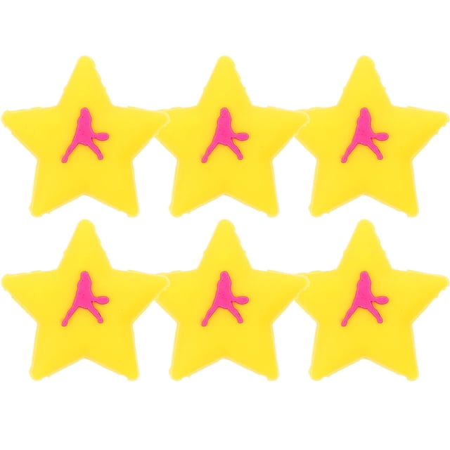 USHOBE 6Pcs Funny Tennis Dampeners Rubber Vibration Absorption for Rackets