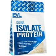 Whey Protein Powder 100% Isolate 25g - Evlution Nutrition Whey Isolate Protein Powder 1 LB - No Sugar Added, Low Carb Gluten Free - EVL Fast Absorbing Unflavored Protein Powder with BCAA