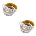 thumbnail image 3 of Toystoory 1.5m Tape Measurer Inch/Centimeter Body Measuring Tools Yellow Loss Sewing Supplies Ruler Measurement Weight Rulers Amarillo 1.5 m 2Conjunto, 3 of 6