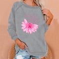 thumbnail image 1 of Sentmoon Chandail Sans Capuche Imprimé pour Femmes, Chandail en Molleton Oversize Élégant à Col Rond pour Femmes, Hauts pour Femmes jusqu'à 50 % de Réduction Gris TG, 1 of 6