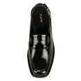 thumbnail image 3 of YDN Women Chic Square Close Toe Slip On Slingback Pumps Chunky Low Heels Loafers Business Dating Dress Shoes Size 10.5 Black, 3 of 4