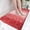 Red, variant on Clearance! Fanshiluo Living Room Bedroom Straight Plush Carpet Floor Mats Bathroom Absorbent Non-slip Mats Kitchen Foot Mats,Machine Wash Bathroom Rugs,For Bath,Tub And Shower
